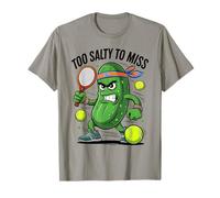 Too Salty To Miss Pickleball Humor T-Shirt