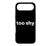"Too Shy" Funny Word Case for iPhone Air