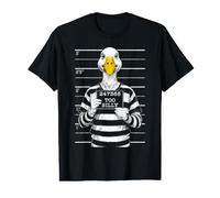 Too Silly Goose Police Mugshot Funny Jail Criminal Convict Value Graphic T-Shirt