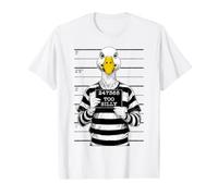 Too Silly Goose Police Mugshot Funny Jail Criminal Convict Value Graphic T-Shirt