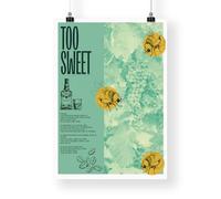 Too Sweet - 02 Poster: Lyric-Inspired Wall Decor, Music Lover Wall Art, Home Decor Posters, Gallery Wall Art, Indie Rock Prints