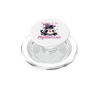 Too Tired To Be Mysterious Cat Witch Coffee PopSockets PopGrip for MagSafe