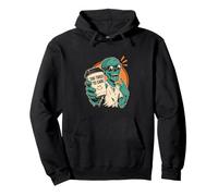 TOO TIRED TO CARE Sarcastic Funny Coffee Pullover Hoodie