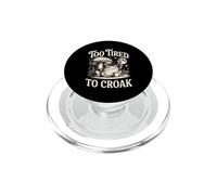 Too Tired To Croak Sleepy Frog PopSockets PopGrip for MagSafe