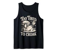 Too Tired to Croak Sleepy Frog Tank Top