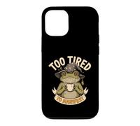 Too Tired To Manifest Coffee Frog Case for iPhone 12/12 Pro
