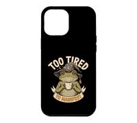 Too Tired To Manifest Coffee Frog Case for iPhone 12 Pro Max