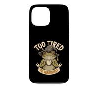 Too Tired To Manifest Coffee Frog Case for iPhone 13 Pro Max