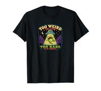 Too Weird to Live Too Rare to Be Normal Funny Alien Frog Value Graphic T-Shirt
