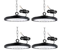 toobettp 200W UFO LED High Bay Light，20000LM Warehouse Lighting Daylight White 6500K IP65 Waterproof Shop Lights UFO Lighting for Warehouse Workshop Garage Factory Garage, 4 Packs