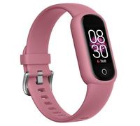 TOOBUR Fitness Tracker Watch with Heart Rate/Sleep Tracker/IP68 Waterproof, Activity Tracker with Pedometer Step Counter, Health Watch for Women with 14 Sports Compatible Android iOS, Parrot Pink