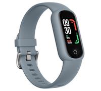 TOOBUR Fitness Tracker Watch with Heart Rate/Sleep Tracker Step Counter Pedometer, Activity Tracker with IP68 Waterproof, Smart Watch for Women Men with 14 Sports Compatible Android iOS, Slate Gray