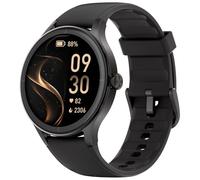 TOOBUR Smart Watch for Women, Smartwatch Compatible Android and iOS Phone, Answer/Make Calls, Fitness Tracker/Step Counter/Running Watch, Sleep/Heart Rate Monitor, IP68 Waterproof, Black