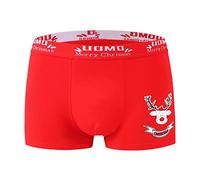 Toocool - Boxer Man Red Briefs Elastic Underwear Santa Claus Cotton New F-1168 - Red - XL