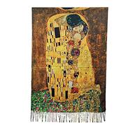 Toocool Unisex Scarf Stole Klimt Van Gogh Kandinsky Monet Art Painting Foulard 70x170cm Shawl Famous Masterpiece Wearable Art A001 [One Size, Kiss 2]