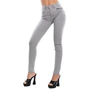 Toocool VI-8006 Women's Slim Stretch Skinny Slim Fit Jeans, bright grey (ral 7035), XS