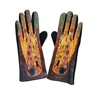 Toocool Women's Gloves Van Gogh Klimt Winter Elegant Touchscreen Gloves with Famous Art Paintings WS-C65 [One Size, Kiss]