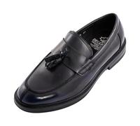 Toocool Y209 Men's Elegant Loafers with Tassels, Slip On College Oxford Style Synthetic Leather, blue, 9 UK
