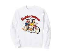 Toodaloo Cuntaroo Bicycle Twin Girls Riding Vintage Sisters Sweatshirt