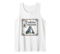 Toodaloo Cuntaroos Knight Frog On Scooter Humor Tank Top