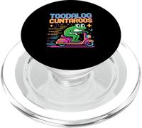 Toodaloo Cuntaroos Retro Frog Scooter Humor PopSockets PopGrip for MagSafe