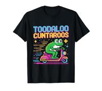 Toodaloo Cuntaroos Retro Frog Scooter Humor T-Shirt