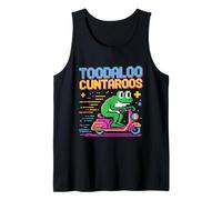 Toodaloo Cuntaroos Retro Frog Scooter Humor Tank Top