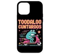 Toodaloo Cuntaroos Retro Frog Scooter Meme Case for iPhone 12 mini