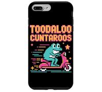 Toodaloo Cuntaroos Retro Frog Scooter Meme Case for iPhone 7 Plus/8 Plus
