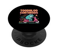 Toodaloo Cuntaroos Retro Frog Scooter Meme PopSockets Adhesive PopGrip