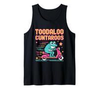 Toodaloo Cuntaroos Retro Frog Scooter Meme Tank Top
