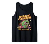 Toodaloo Cuntaroos Retro Pixel Frog Scooter Tank Top