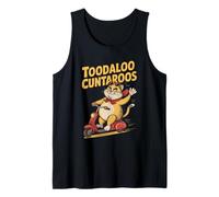 Toodaloo Cuntaroos Rude Cat Scooter Humor Tank Top