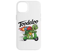 Toodeloo Flying Turtle Scooter Jetpack Adventure Playful Case for iPhone 14 Plus