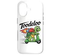 Toodeloo Flying Turtle Scooter Jetpack Adventure Playful Case for iPhone 17