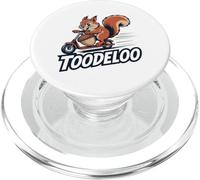 TOODELOO Funny Cute Squirrel Riding Scooter Acorn PopSockets PopGrip for MagSafe