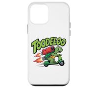 TOODELOO Green Turtle Smiling Scooter Rocket Boosters Case for iPhone 12 mini