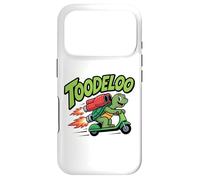 TOODELOO Green Turtle Smiling Scooter Rocket Boosters Case for iPhone 17 Pro