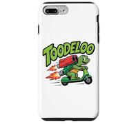 TOODELOO Green Turtle Smiling Scooter Rocket Boosters Case for iPhone 7 Plus/8 Plus