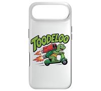 TOODELOO Green Turtle Smiling Scooter Rocket Boosters Case for iPhone Air