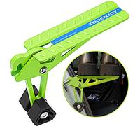 TOOENJOY Car Door Step Universal Fit, Car Doorstep Up Hook Foldable Car Pedal on Door Latch, Easy Access to Rooftop Car Roof for Most Car, SUV, Truck, Max Load 400 lbs, Supports Both Feet(Green)