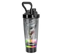 TOOFEEL Electric Protein Shaker Bottle - 20 oz USB Rechargeable, Self Stirring, BPA Free, Black