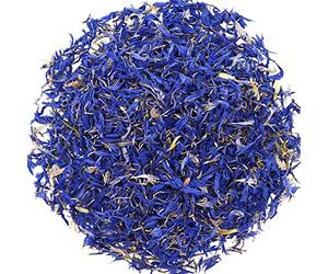 TooGet Blue Cornflower Petals, 100% Natural Centaurea Cyanus, Blue Dried Plower Petals for Homemade Lattes, Tea Blends, Bath Salts, Wedding Confetti, Gifts, Crafts - 0.5 OZ/15g