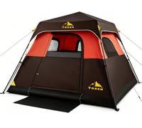 Toogh Camping Tent for 3/4 Person/6 Person Quick Cabin Tent with Instant Set Up Weatherproof Tent Easy Quick Set Up and Set Up in 60 Seconds with Rain Cover Backpack for