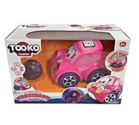 TOOKO Remote Control Car Pink, Cute RC With Follow Me Technology, Sound and Light Effects, For Younger Children Age 2-5 years, Ideal First Remote Control Buggy Car