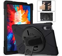 Tooktro The Protective case for Lenovo Tab P11 Pro Case 2020 (TB-J706F/J706L) Case and Hand Strap, Shockproof Heavy Rugged Case for 11.5 inch Lenovo Tab P11 Pro (Black)