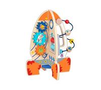 Tooky Toy Wooden Activity Rocket