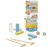 Tooky Toy Stacking Tower Animals Wooden Stacking Game [Ages 3+ Years]