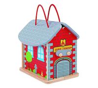 Tooky Toy Wooden Foldable Fire Station