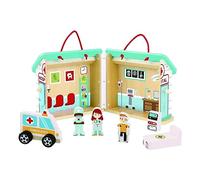 Tooky Toy Wooden Foldable Hospital